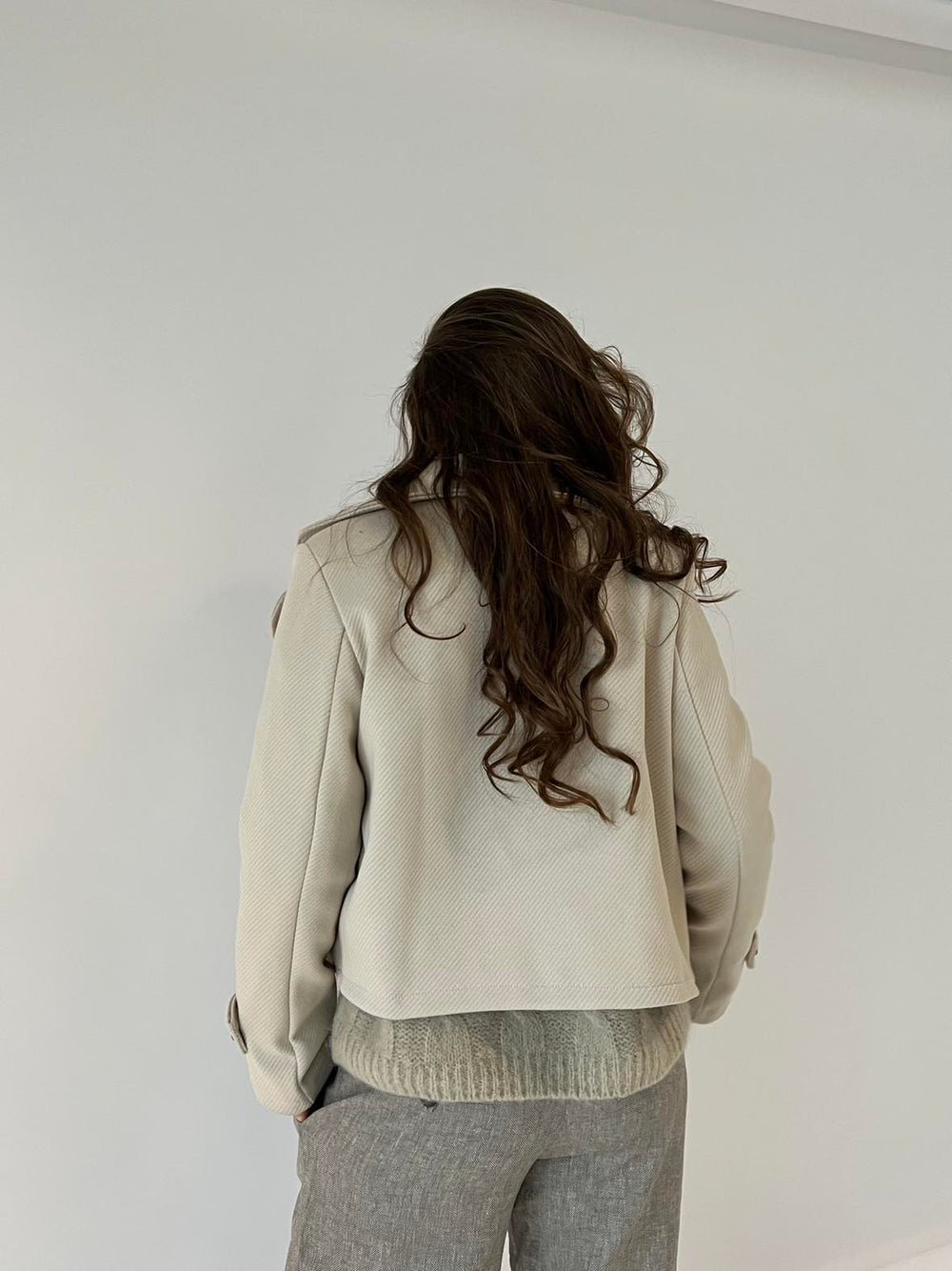 La Adèle - Veste courte à col large