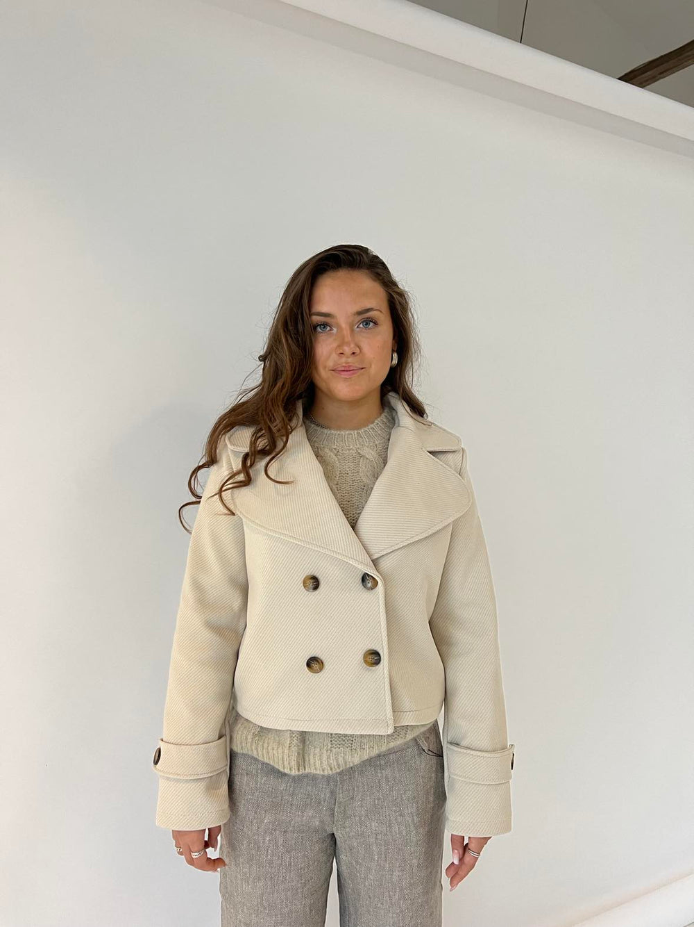 La Adèle - Veste courte à col large